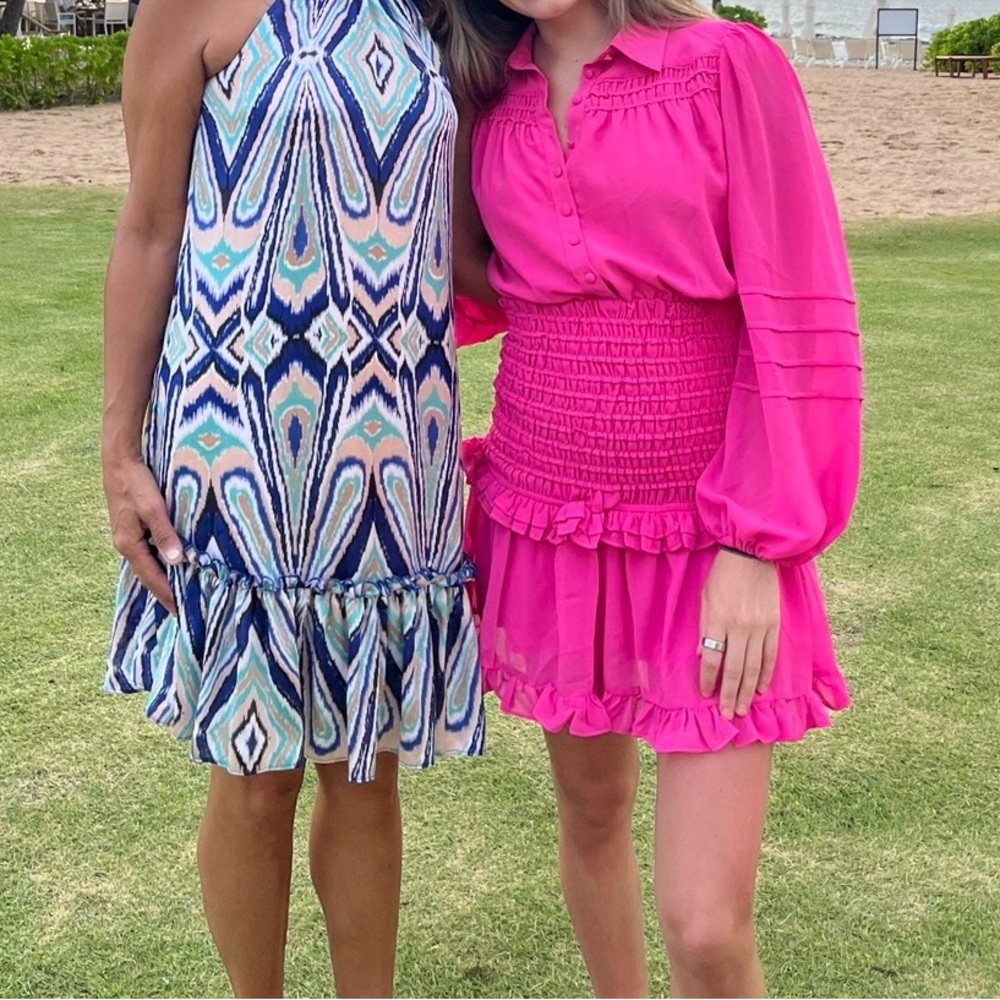 Pink Zara dress